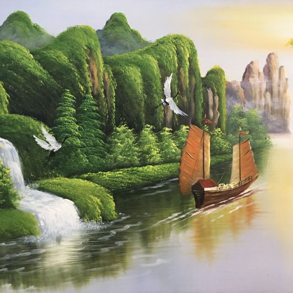Tranh sơn dầu Đà Nẵng bền đẹp, phong thủy - Hình ảnh 2